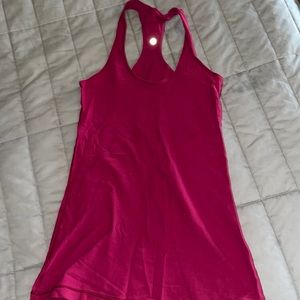 Red Lululemon tank